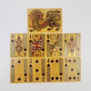 Cartes à jouer en plastique PVC de taille standard imprimées sur mesure, avec revêtement <span class=keywords><strong>Tic</strong></span>, pour un jeu facile et agréable, poker - Product Image 4