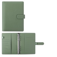 En stock – Carnets à couverture en cuir A5 personnalisables, classeurs à feuilles mobiles, journaux, agendas pour étudiants, bureau et école