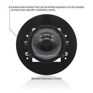 Cadre d'adaptateur universel pour lentille de phare de voiture, supports personnalisés en métal pour Hella 3R G5, support de bricolage - Product Image 3