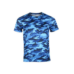 Camisetas de poliéster con estampado de logotipo personalizado para hombre, camisetas de sublimación de poliéster de ajuste seco y barato de fábrica - Product Image 3