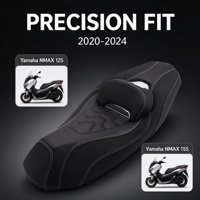 Ensemble de siège pour moto Yamaha NMAX 125 & 155, coussin de selle amélioré compatible avec les modèles 2020-2024