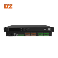 Procesador de audio digital de 16 entradas y 16 salidas con pantalla, sistema de gestión de audio DSP para PA profesional