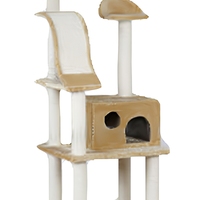 Arbre à chat et tour multi-niveaux en sisal durable pour intérieur avec hauteur réglable - Maison à gratter de luxe pour chat