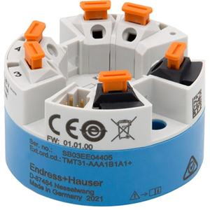 <span class=keywords><strong>Endress</strong></span> novo e original + <span class=keywords><strong>Hauser</strong></span> TMT31-1825/0 Transmissor de temperatura de uso geral RTD 4-20mA Terminais push-in Bom preço - Product Image 1