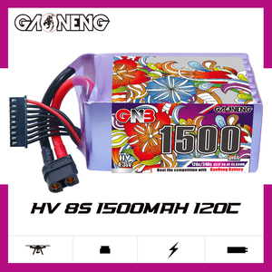 GAONENG GNB 1500MAH 30.4V 8S 120C XT60 RC LiPo <b>Battery</b> Graphene Brushless FPV 8S Freestyle Airplane Quads HeliCopter UAV - Product Image 2