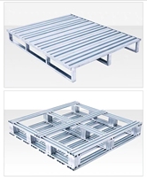 Palette de stockage mobile empilable en acier galvanisé à chaud de qualité industrielle Depotfit