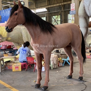 Indoor Levensgrote Dieren Beelden Animatronic Dier Realistisch Paard Model Te Koop - Product Image 2