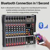 Console de mixage audio professionnelle CT-80S 8 canaux avec alimentation fantôme USB pour spectacles sur scène et réunions