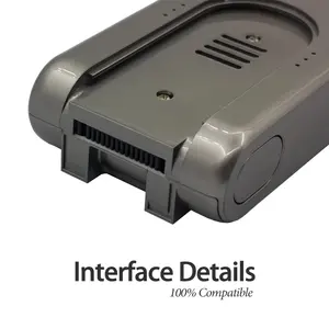 Nouvelle batterie de remplacement pour <span class=keywords><strong>Xiaomi</strong></span> Dreame <span class=keywords><strong>aspirateur</strong></span> T10 <span class=keywords><strong>T20</strong></span> V12S V16S <span class=keywords><strong>aspirateur</strong></span> à main sans fil pièces d'accessoires - Product Image 2