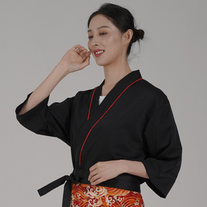 Uniformes personnalisés pour le personnel de restaurant : vêtements universels pour bar, serveurs et serveuses, idéaux pour les cafés, les barbecues et les restaurants de sushi. - Product Image 4