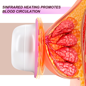 Máquina de masaje de vibración de pecho inalámbrica para el hogar eléctrica <span class=keywords><strong>USB</strong></span>, instrumento para Realce de senos, Sujetador de lactancia, vibradores de aumento - Product Image 4