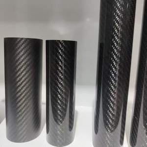 ท่อกลมคาร์บอนไฟเบอร์ทนต่อการกัดกร่อนเสากีฬาน้ำหนักเบาสำหรับอุปกรณ์ทางทะเลและรางอุตสาหกรรม - Product Image 1