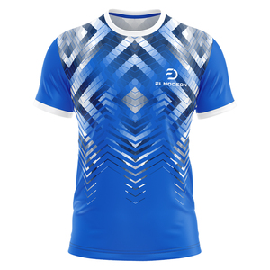 Hoge Kwaliteit Custom Logo Sublimatie Bedrukt Polyester Sneldrogende Sportkleding Tenniskleding Met Korte Mouwen Tennisshirts - Product Image 3