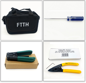 12 em 1 <span class=keywords><strong>Kit</strong></span> FTTH de Ferramenta Fibra Óptica Ferramenta Rede Kits com Fibra Cleaver VFL Optical Power Meter FTTH Box Fibra Óptica <span class=keywords><strong>Tool</strong></span> <span class=keywords><strong>Kit</strong></span> - Product Image 3