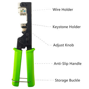 180 độ tác động RJ45 Krone mô-đun Uốn Tóc bồng Kìm xuống chấm dứt Mạng Cáp <span class=keywords><strong>Keystone</strong></span> Jack đấm xuống công cụ - Product Image 5