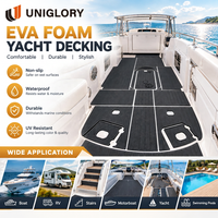 Tapis de pont marin en mousse EVA personnalisé, antidérapant, gravé CNC, pour yacht, camping-car, ponton, bateau à moteur
