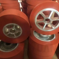 Roue en silicone pour marquage à chaud avec noyau en aluminium