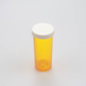 ขวดยาเม็ดสีส้มขวดยาเม็ดขวดพลาสติกทางการแพทย์พร้อมฝาปิดแบบ6dr สินค้าใหม่ - Product Image 3
