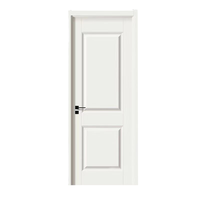 Porte de chambre intérieure en bois massif moderne sur mesure HEHAI avec isolation acoustique et prévention incendie, ouverture coulissante, usage domestique