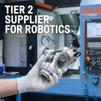 Kits de traitement de pièces mécaniques CNC robotisées, services exclusifs de prototypage, pièces en acier inoxydable, fournisseur T2, précision +/-0,002 mm