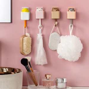 Gancho <span class=keywords><strong>de</strong></span> dibujos animados Gancho autoadhesivo fuerte Gravedades Inducción Ganchos decorativos Estantes <span class=keywords><strong>de</strong></span> almacenamiento para llaves Paraguas Toalla - Product Image 3