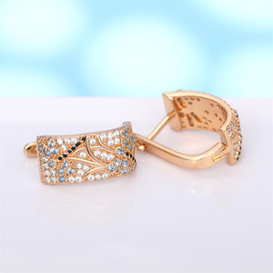 Orecchini a Cerchio a Forma di Libellula per Donne, Gioielli Scintillanti a Forma di Insetto, Accessori Moda Quotidiana - Product Image 3