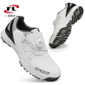<span class=keywords><strong>Scarpe</strong></span> <span class=keywords><strong>Golf</strong></span> uomo e <span class=keywords><strong>donna</strong></span> <span class=keywords><strong>scarpe</strong></span> traspirante rotazione automatica allacciatura casual coppia chiodo fisso - Product Image 5