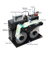 Machine de codage automatique haute précision pour rouleaux d'étiquettes avec codeur à jet d'encre TIJ, imprimante de numéros de lot et de codes-barres