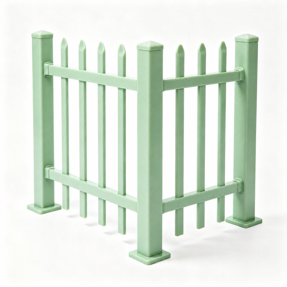 GFRP Composite Crash Barrier Lightweight Corrugated Beam Guardrail for ...