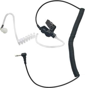 سماعة أذن لاسلكية ذات دبوس واحد بسعر الجملة، سماعة رأس مراقبة صوتية ذات دبوس واحد مقاس 3.5 ملم للراديو ثنائي الاتجاه وميكروفون مكبر الصوت - Product Image 2