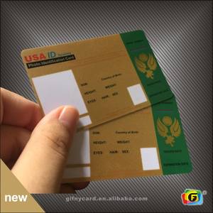 ที่กำหนดเองพิมพ์พีวีซีบัตรประจำตัวประชาชน/พลาสติกตัวอย่างพนักงานบัตรประจำตัวประชาชน - Product Image 5