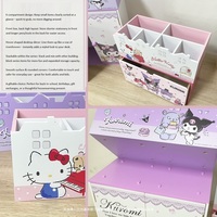Porte-stylos multifonctionnel pour la maison, l'école et le bureau, étuis à crayons de grande capacité, organisateur de bureau en bois 30x15x12 cm Hau Shin