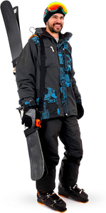 Équipement de <span class=keywords><strong>Ski</strong></span> de descente, bandoulière de <span class=keywords><strong>Ski</strong></span> avec support rembourré, protège des rayures, sangles de transport de <span class=keywords><strong>Ski</strong></span> - Product Image 2