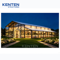 Tente d'événement en tissu d'extérieur KENTEN, tente géante pour événements, tentes connectées personnalisées pour occasions
