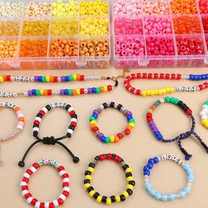 Kit de 960 Piezas de Cuentas de Plástico Monocromáticas Degradadas de 9x6mm, 12 Tonos, Orificio Grande, para Hacer Pulseras, Collares y Llaveros - Product Image 4