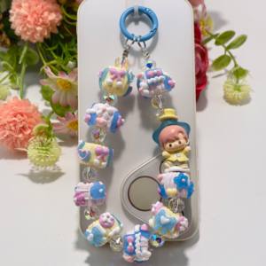 Ciondolo con Perline Dipinte a Mano della Serie Goodnight Starry Sky - Squisito Ciondolo per Telefono e Borsa - Product Image 5