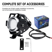 Faro LED Proyector U5 Impermeable IP67 para Motocicleta, Luz Auxiliar Universal de Conducción y Trabajo para Moto, ATV, Scooter