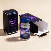 Étiquettes personnalisées pour mini-flacons de peptides de 3 ml, 10 ml, 15 ml, autocollants en vinyle imperméables, boîte d'emballage pour peptides