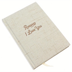 Journal en lin personnalisé, carnet à couverture rigide relié à la colle, avec fermeture élastique, fabriqué aux États-Unis - Product Image 1