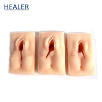 Simulateur de formation en science médicale en silicone Épisiotomie de la vulve indolore Incision périnéale Modèle de pratique de suture avec coussinet de suture