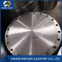 Bouchon d'extrémité de tuyau en acier inoxydable 304 316L à bride aveugle RF FF MFM, DN15-DN1200, pour isolation de pipeline industriel