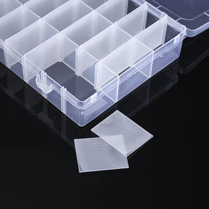 Vente en gros plastique transparent 24 compartiments <span class=keywords><strong>petite</strong></span> boîte <span class=keywords><strong>de</strong></span> rangement organisateur bacs <span class=keywords><strong>de</strong></span> <span class=keywords><strong>tri</strong></span> PP Solution <span class=keywords><strong>de</strong></span> stockage populaire - Product Image 5