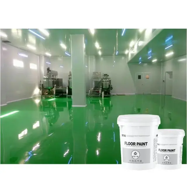 Surface epoxy wear resistant moisture proof coating water based floor paint