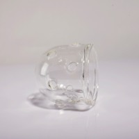 Diffuseur de lumière en verre de haute qualité en borosilicate 3.3, transparent, poli, en forme de dôme, fabriqué à la main, écologique, pour éclairage intérieur, abat-jour en verre gratuit