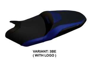 Housse de selle de moto de qualité Milano3 Standard Bleu avec logo Tmax 530 560 2017 2021 - Product Image 2