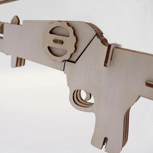 Vendita calda Unisex 3D <span class=keywords><strong>Puzzle</strong></span> in legno fai da te modello educativo di simulazione gioco di costruzione per bambini e adulti dai <span class=keywords><strong>5</strong></span> ai 7 anni - Product Image 5