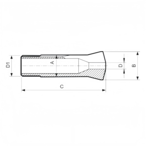 <span class=keywords><strong>Mandrin</strong></span> porte-outil en acier type <span class=keywords><strong>Schaublin</strong></span> W15 W20 W25 pour usinage CNC, tournage, précision 0,005 mm HE-E06993 - Product Image 4