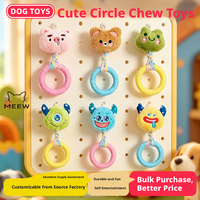 Jouet pour chien en caoutchouc, jouet à mâcher durable pour chiens de petite et moyenne taille, jouet interactif pour animaux de compagnie pour soulager l'ennui