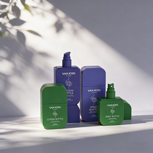 Envases de Plástico Vacíos de Lujo de 100 ml y 150 ml, Cuadrados, Esmerilados, para Cosméticos, Base de Maquillaje, Crema, Suero, Loción, <span class=keywords><strong>con</strong></span> Bomba y Logotipo Personalizado - Product Image 2