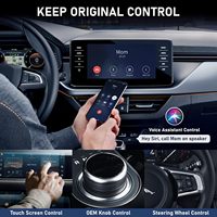 Fuallwin Wireless CarPlay & Android Auto Adapter con 5,3 para 5GHz WiFi 1 año de garantía